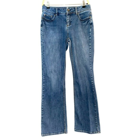 DKNY Jeans Denim - DKNY Jeans Size 6 Blue Denim Soho Jean Bootcut Cotton/Spandex